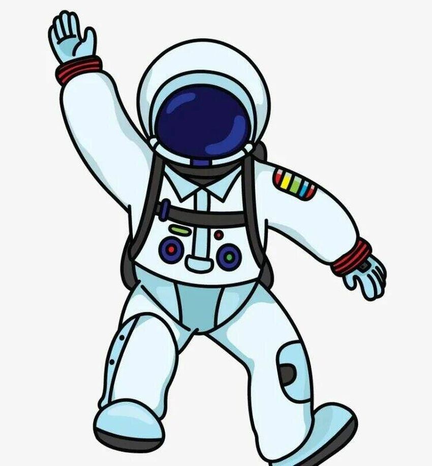 Мультяшный космонавт Космонавт рисунок