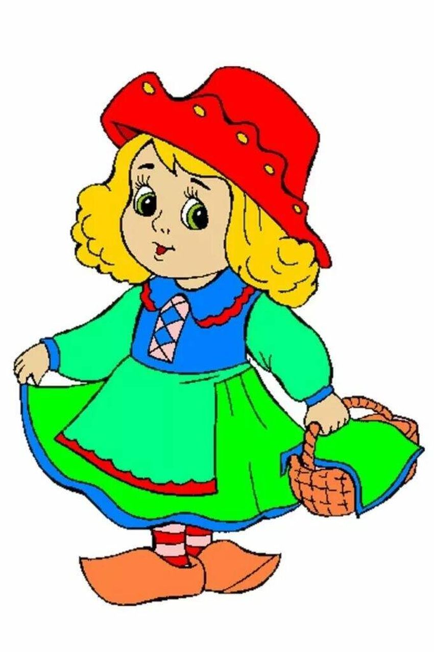 Красная шапочка клипарт