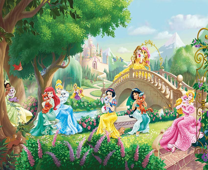 Фотообои komar disney princess Фотообои детские принцессы