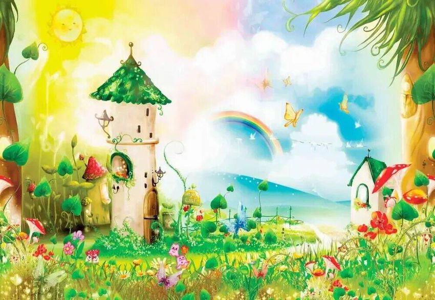 Сказочная страна Фон для детский