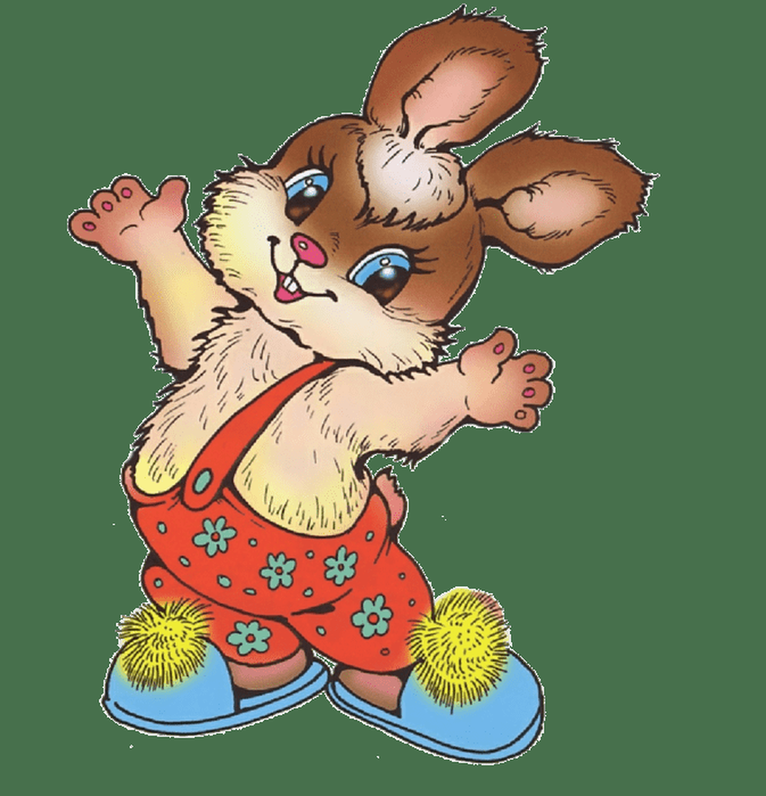 Рисунок зайки