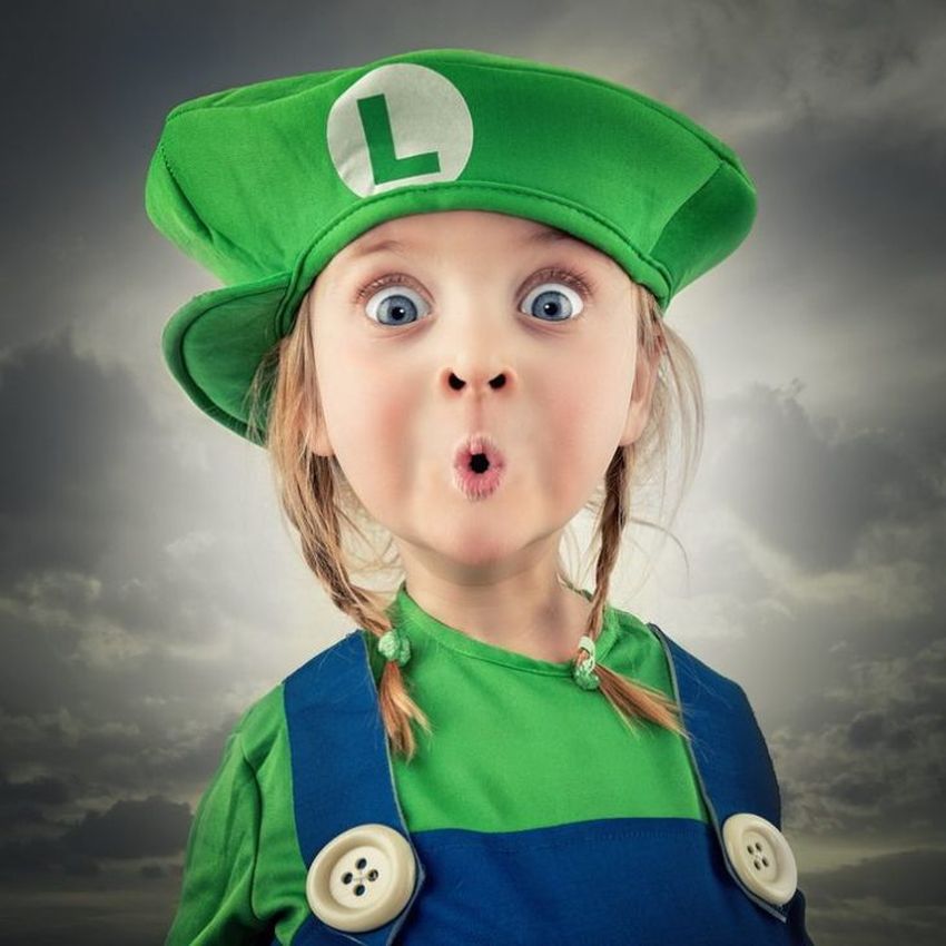 Ребенок Удивленный ребенок