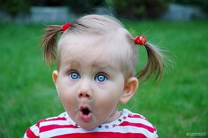 Удивление Удивленная девочка смешное