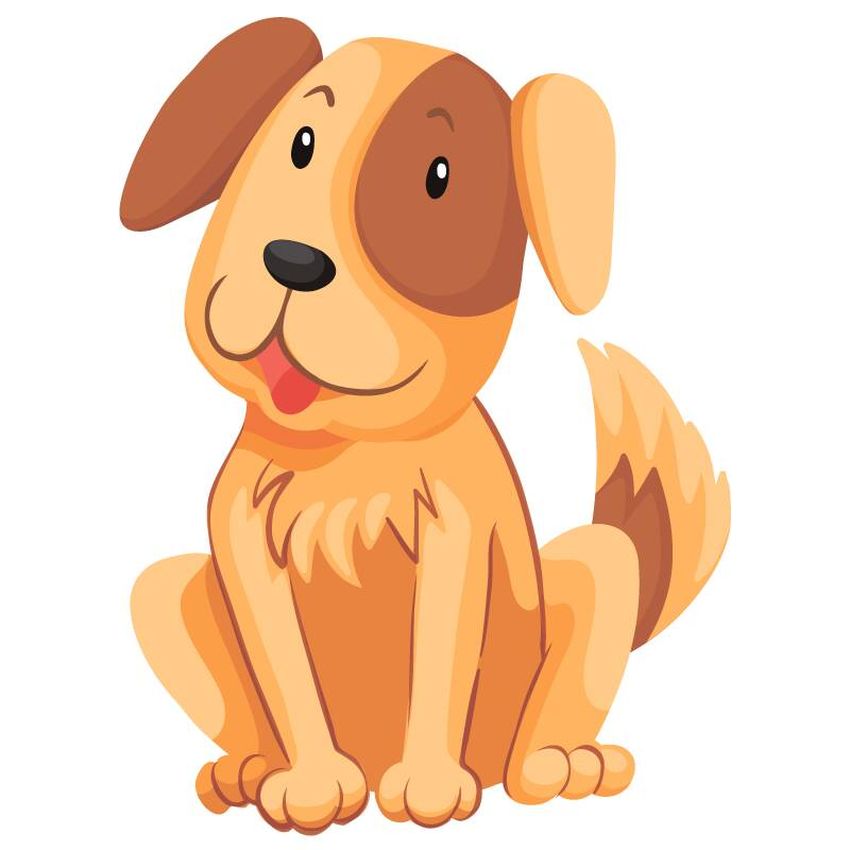 Собака мультяшный Мультяшный щенок