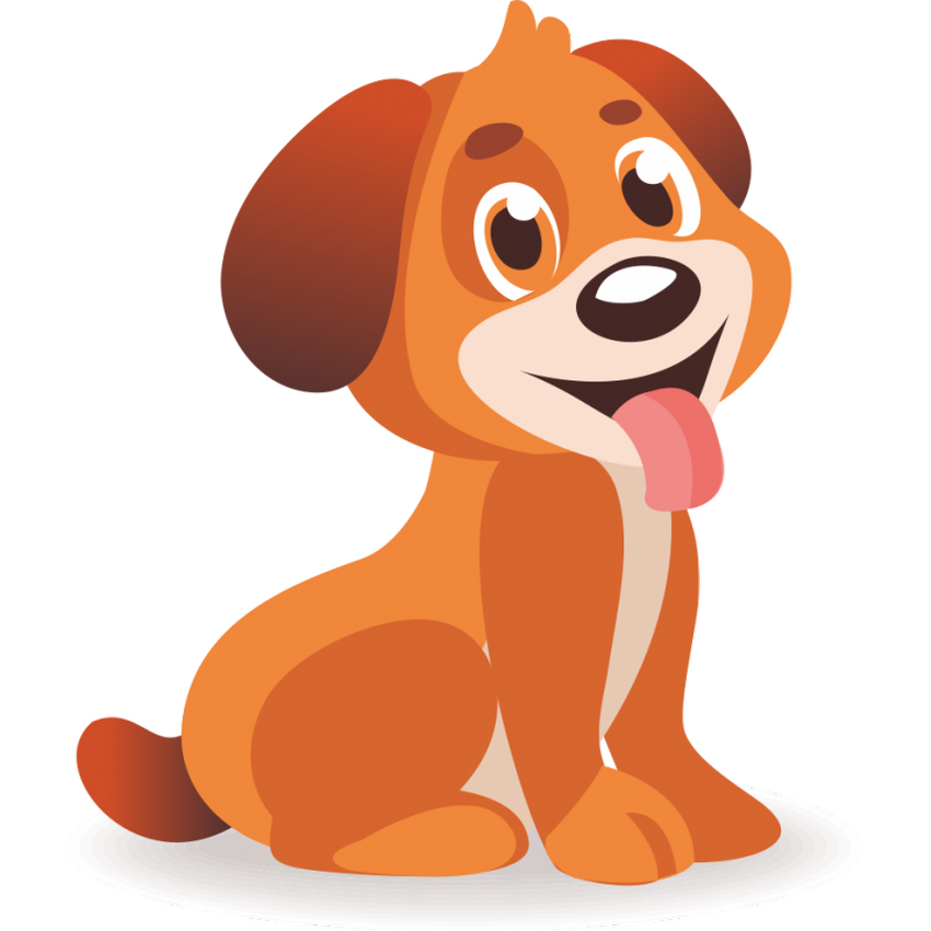 Мультяшный щенок Мультяшные собачки