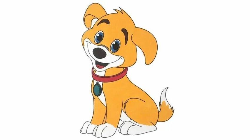 Собака мультяшная Мультяшный щенок