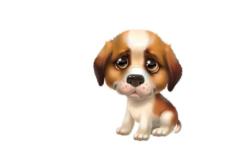 Щенок мультяшный Мультяшные собачки