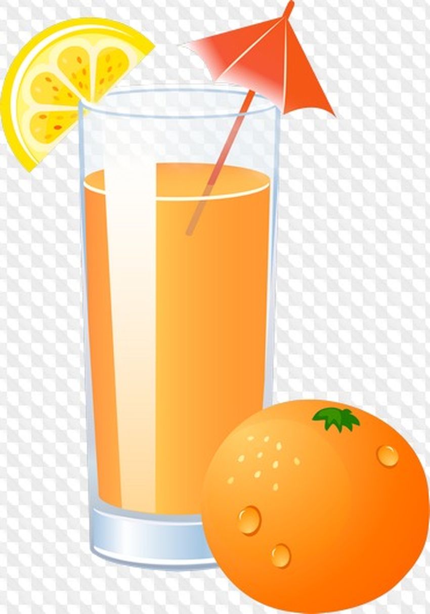 Сок с апельсином