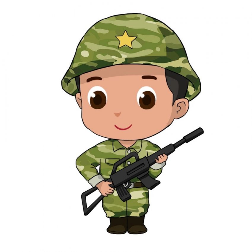 Солдат клипарт