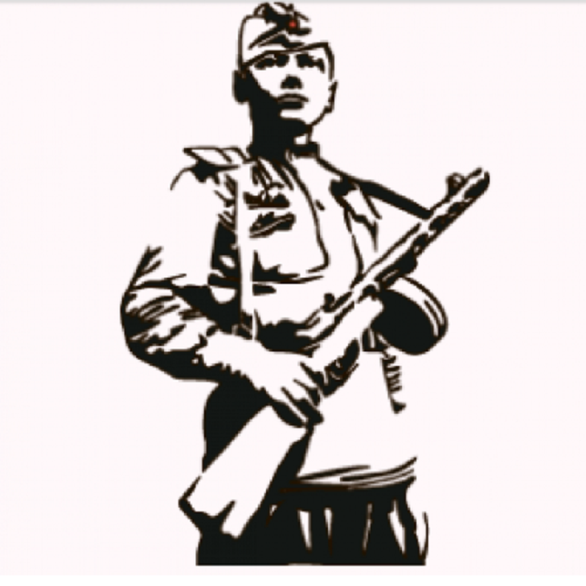Солдат вов рисунок