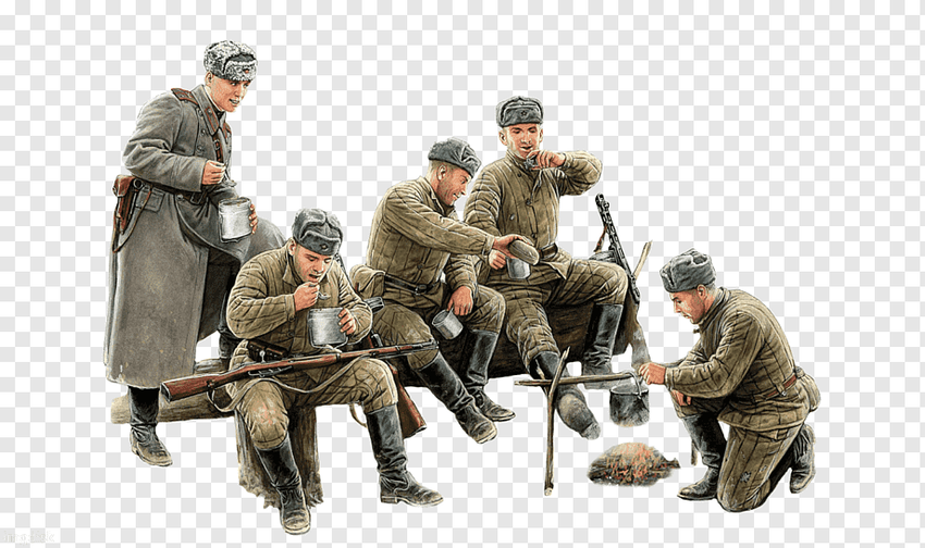 Советские солдаты