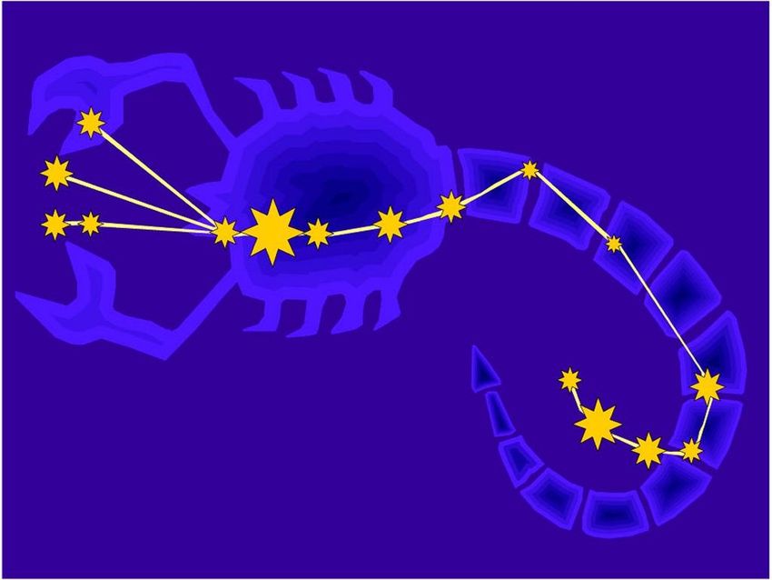 Созвездие скорпион для детей
