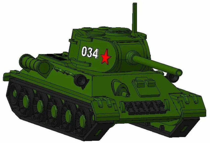 Танк рисунок для детей