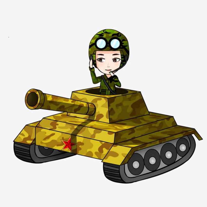 Мультяшные танкисты