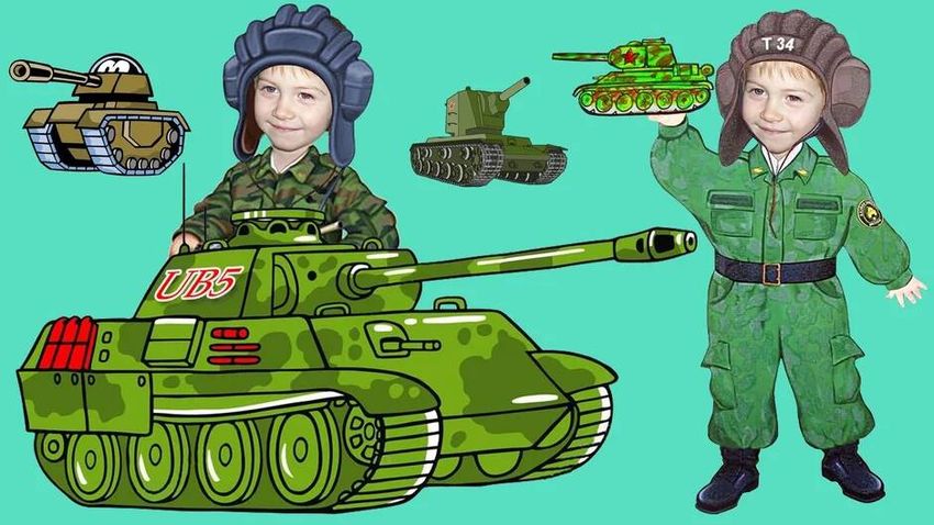 Танкист для детей