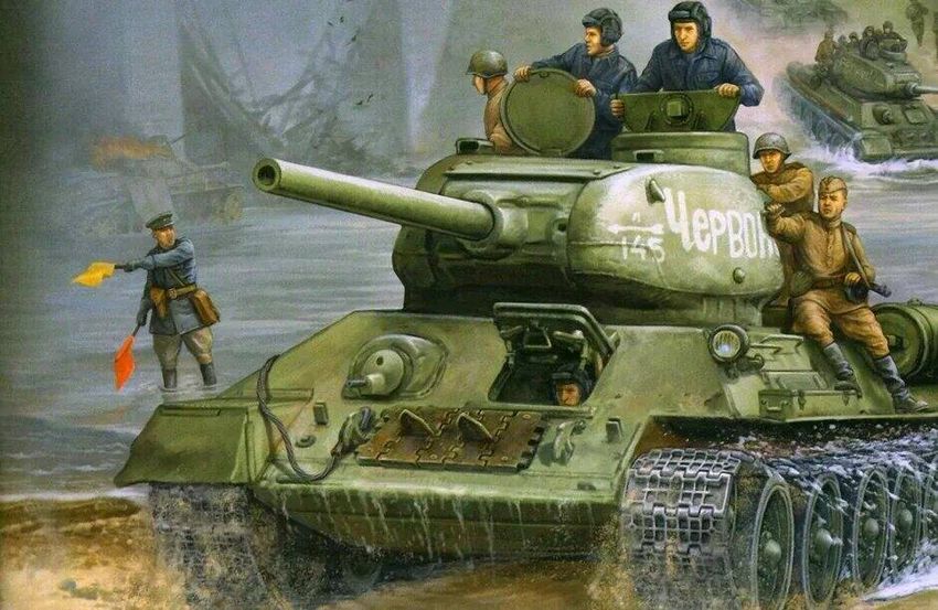 Танк т 34 85