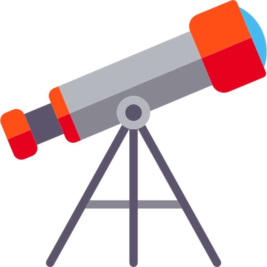Телескоп вектор