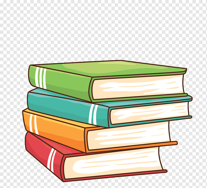 Рисунок стопка книг
