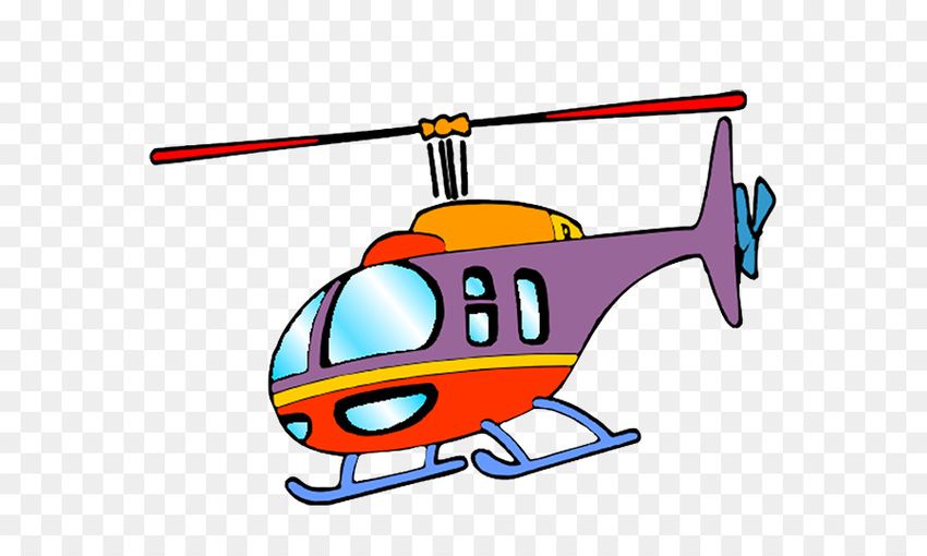 Вертолёт рисунок для детей