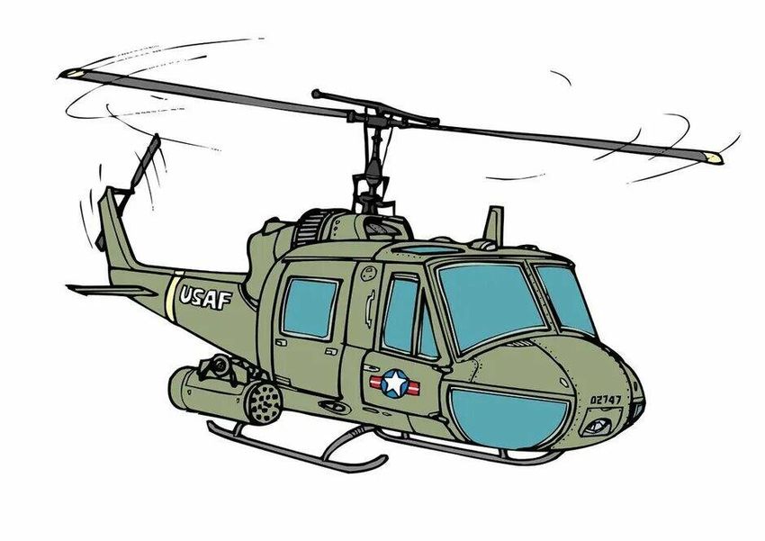 Рисунок вертолет