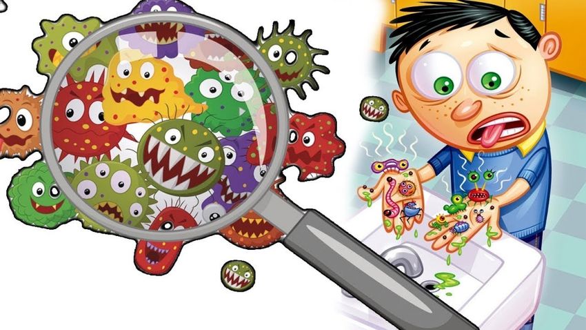 Вирусы и бактерии для детей