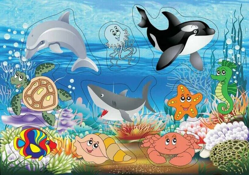 Рисунок водный мир