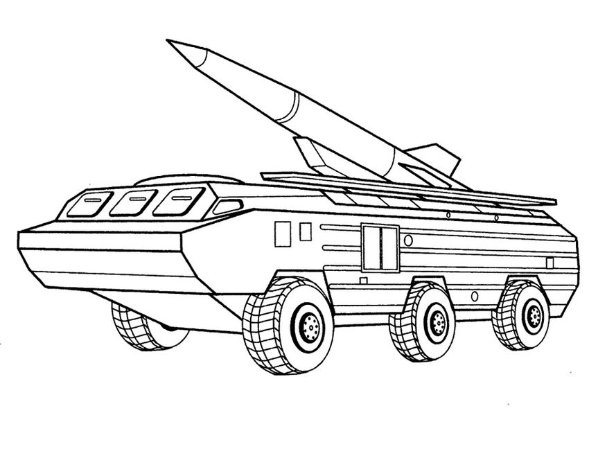 Разукрашки военная техника