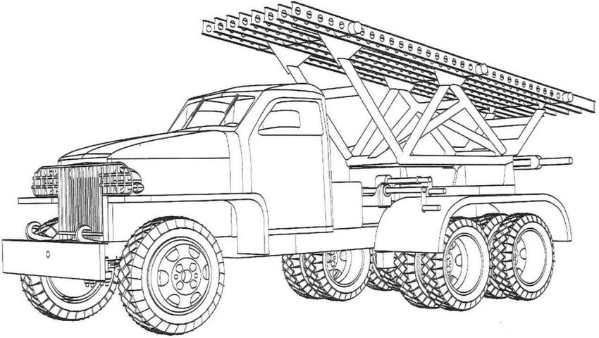 Раскраски военной техники