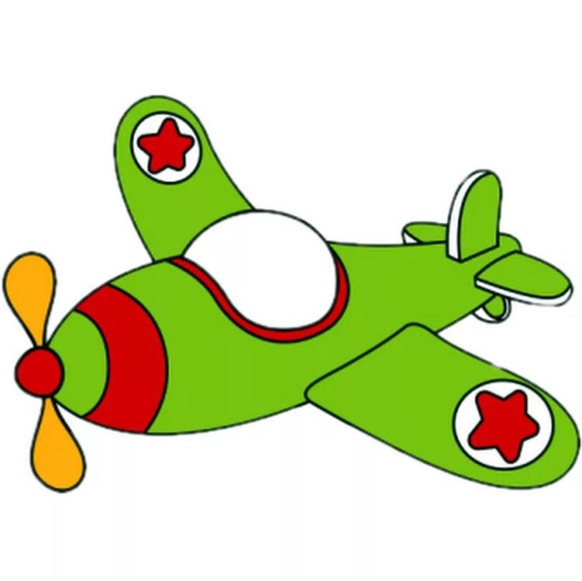 Рисунок самолет для детей