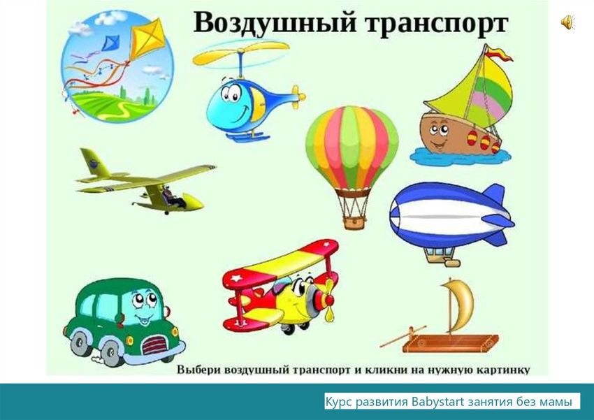 Воздушный транспорт картинки для детей