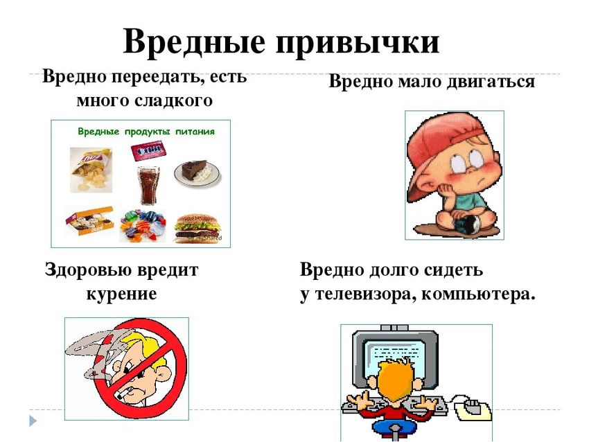 Вредные привычки человека