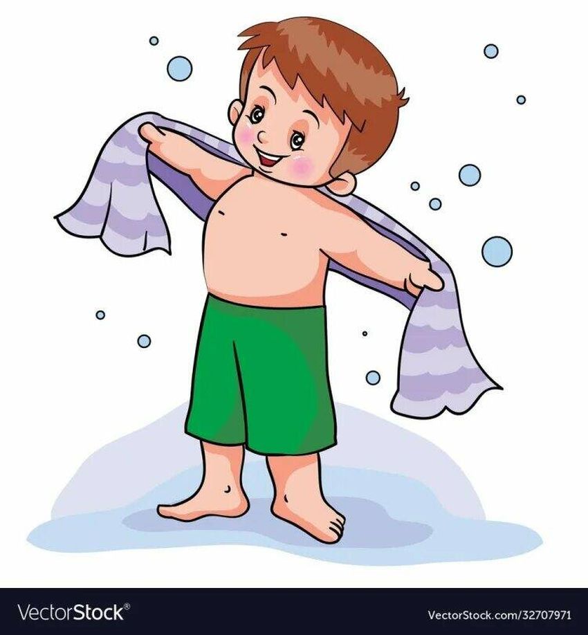 Закаливание рисунок
