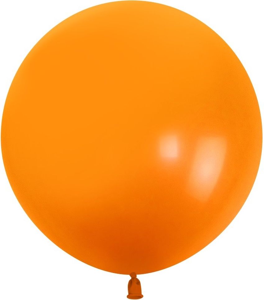 Оранжевый воздушный шарик